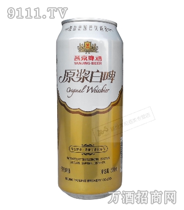 燕京啤酒 12度原浆白啤 听装 500ml*12